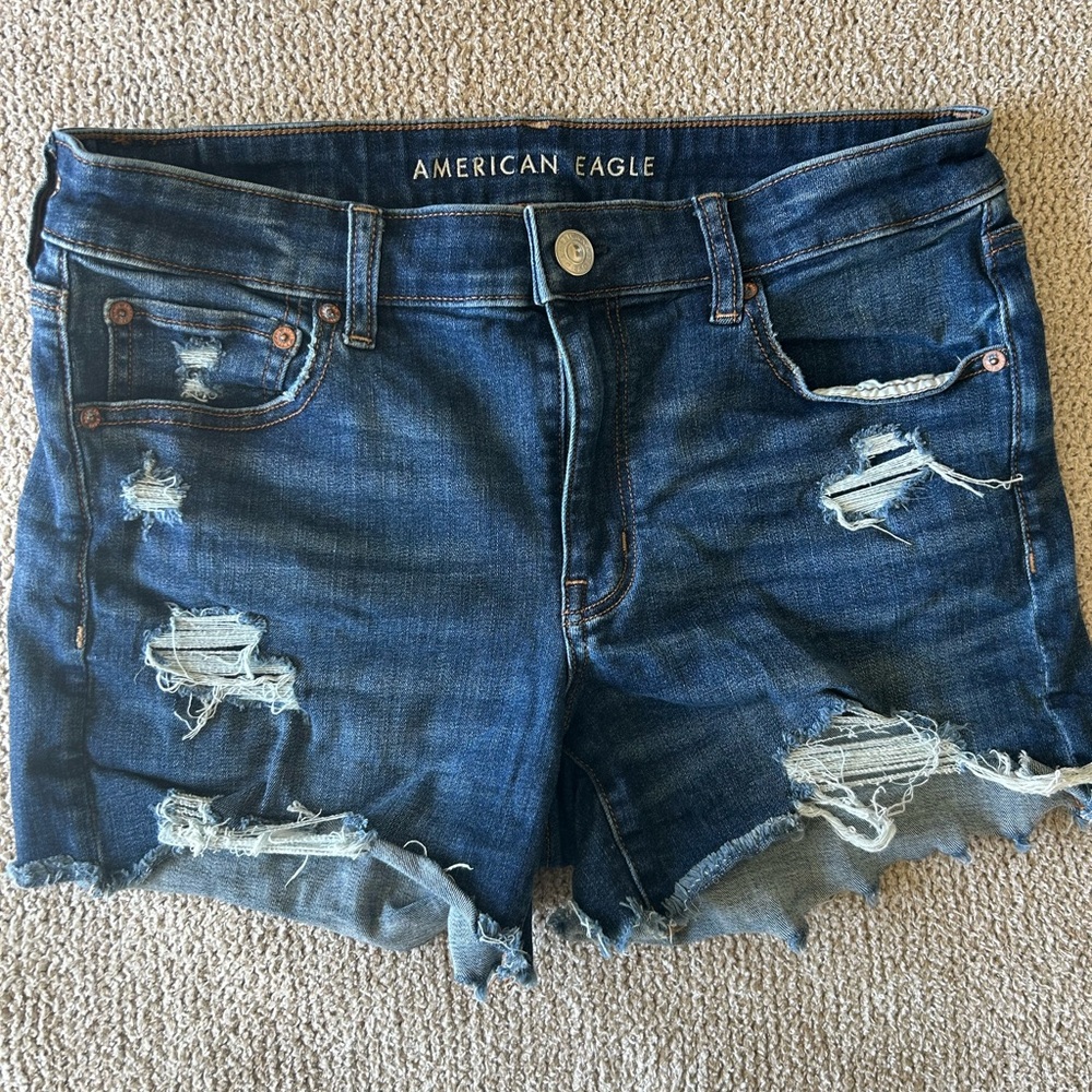 American Eagle Outfitters Women's Blue Denim Shorts